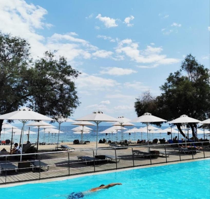 Sea Aura Apartment Kavala Bagian luar foto